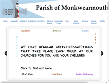 Tablet Screenshot of monkwearmouthcofe.com